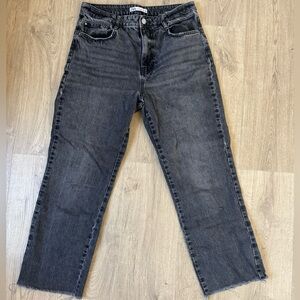 Zara Charcoal Denim Jeans